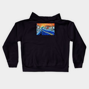 'SUNRISE SONG FOR NoDa IN THE 90s' Kids Hoodie